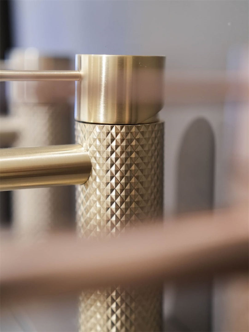OPAL TALL BASIN MIXER BRUSHED GOLD