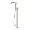 OPAL FREESTANDING BATH MIXER WITH HAND SHOWER BRUSHED NICKEL