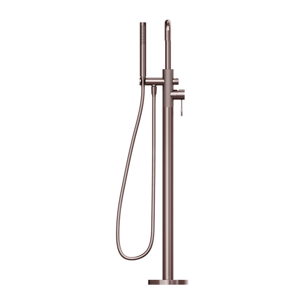 OPAL FREESTANDING BATH MIXER WITH HAND SHOWER BRUSHED BRONZE
