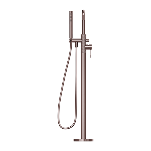 OPAL FREESTANDING BATH MIXER WITH HAND SHOWER BRUSHED BRONZE