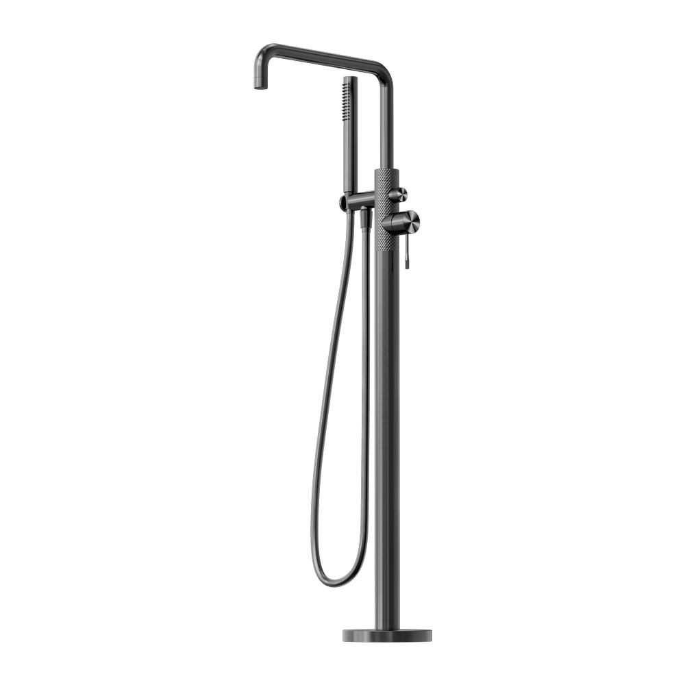 OPAL FREESTANDING BATH MIXER WITH HAND SHOWER GRAPHITE