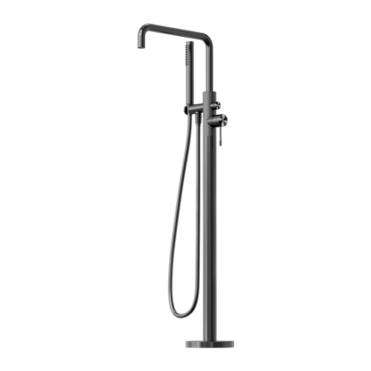 OPAL FREESTANDING BATH MIXER WITH HAND SHOWER GRAPHITE