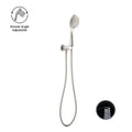 OPAL SHOWER ON BRACKET WITH AIR SHOWER BRUSHED NICKEL