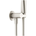 OPAL SHOWER ON BRACKET WITH AIR SHOWER BRUSHED NICKEL