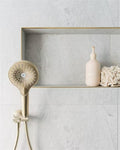 OPAL SHOWER ON BRACKET BRUSHED GOLD