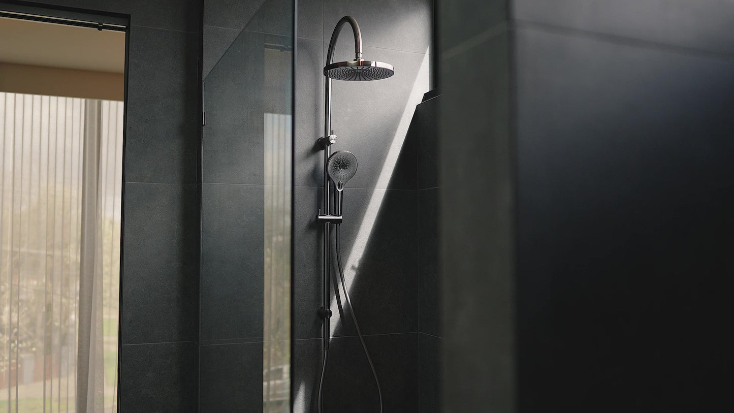 OPAL TWIN SHOWER GRAPHITE (NR251905EGR) GRAPHITE