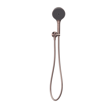 Opal Shower On Bracket With Air Shower II Brushed Bronze — Hand Held Showers