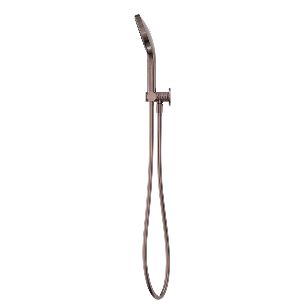 Opal Shower On Bracket With Air Shower II Brushed Bronze — Hand Held Showers