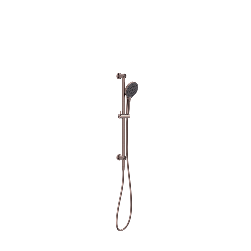 OPAL SHOWER RAIL WITH AIR SHOWER II BRUSHED BRONZE
