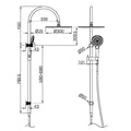 OPAL TWIN SHOWER WITH AIR SHOWER II GRAPHITE