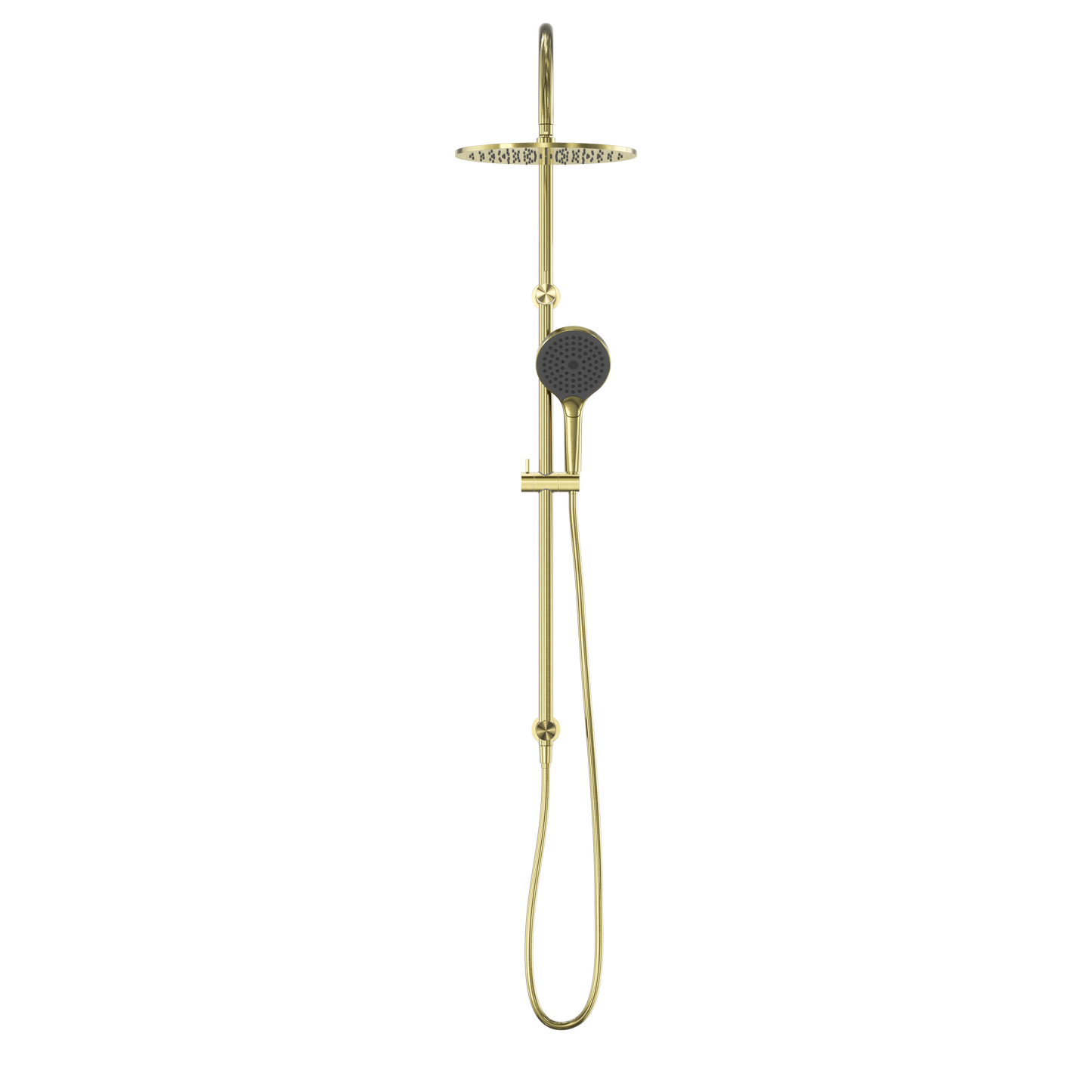 OPAL TWIN SHOWER WITH AIR SHOWER II BRUSHED GOLD