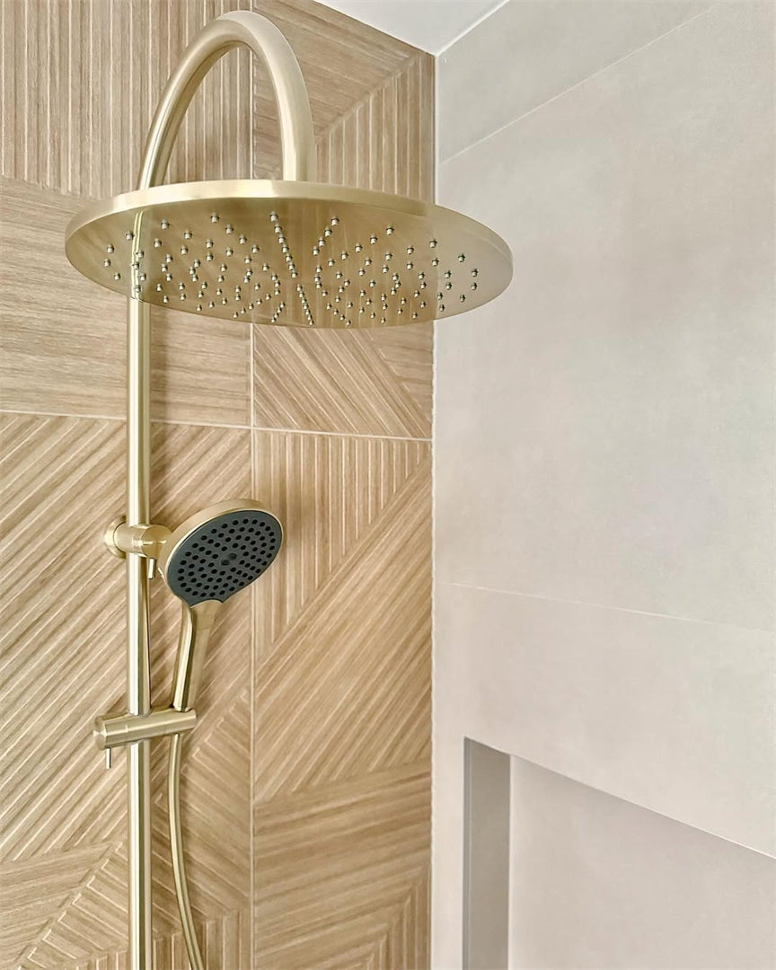 OPAL TWIN SHOWER WITH AIR SHOWER II BRUSHED GOLD