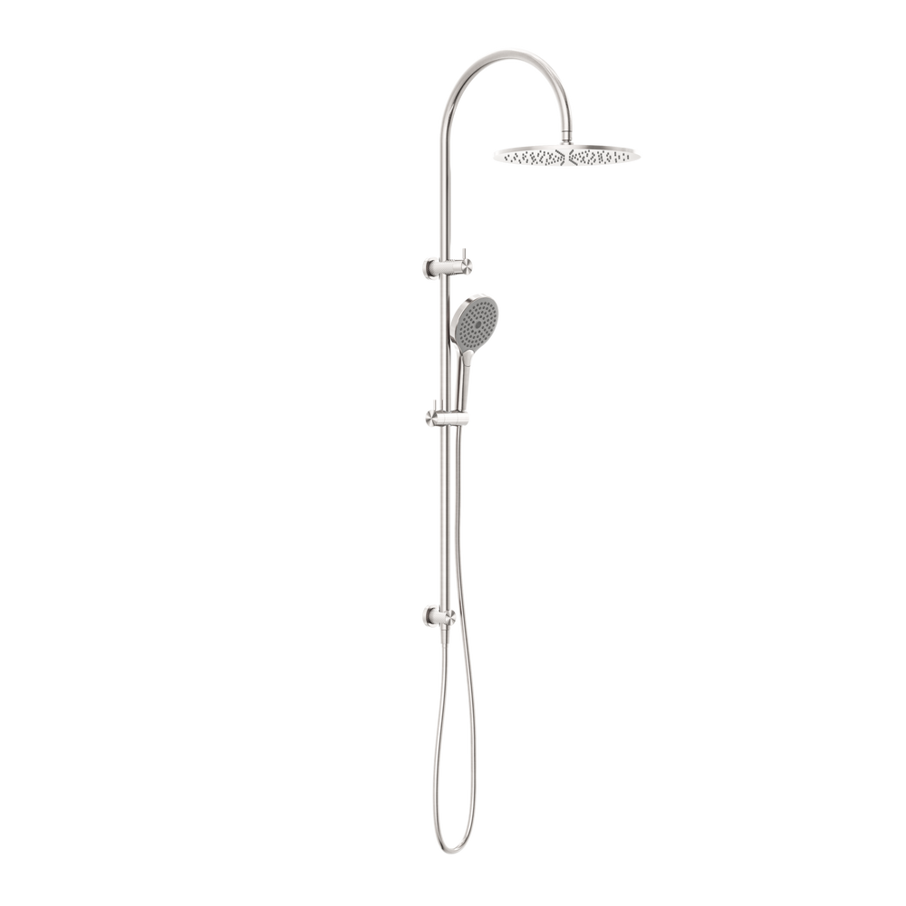 OPAL TWIN SHOWER WITH AIR SHOWER II BRUSHED NICKEL