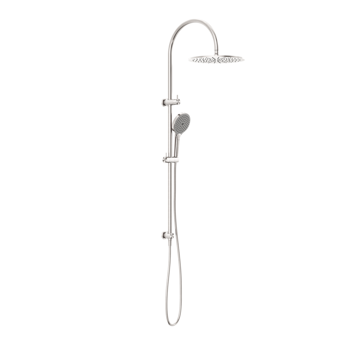 OPAL TWIN SHOWER WITH AIR SHOWER II BRUSHED NICKEL