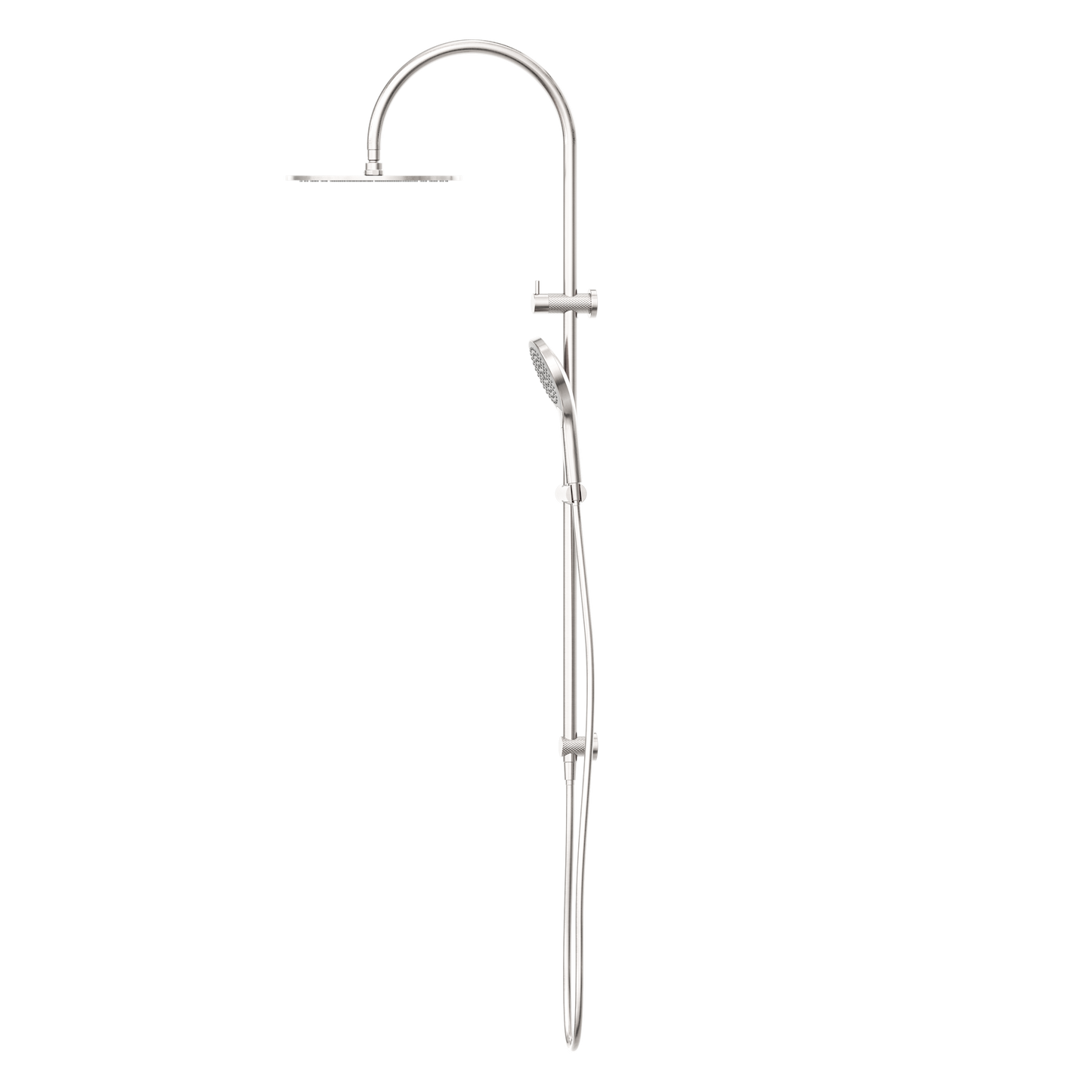 OPAL TWIN SHOWER WITH AIR SHOWER II BRUSHED NICKEL
