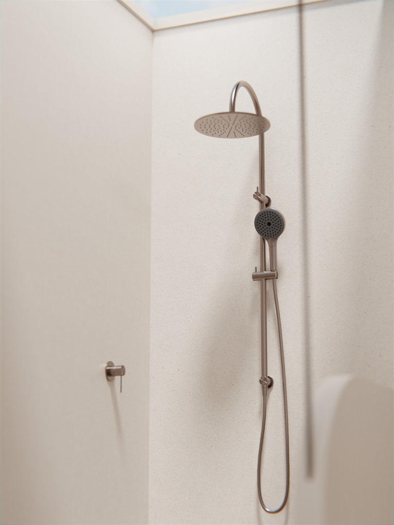OPAL TWIN SHOWER WITH AIR SHOWER II BRUSHED BRONZE