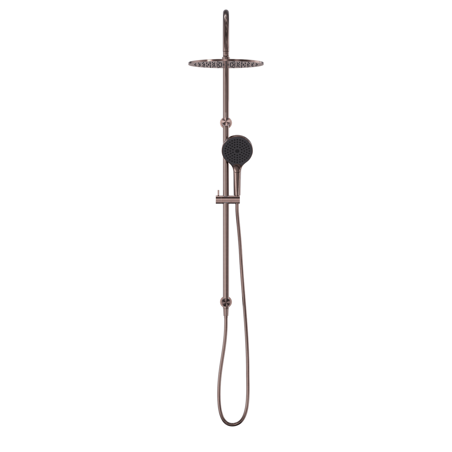 OPAL TWIN SHOWER WITH AIR SHOWER II BRUSHED BRONZE