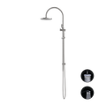 OPAL TWIN SHOWER WITH AIR SHOWER BRUSHED NICKEL