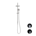 OPAL TWIN SHOWER WITH AIR SHOWER BRUSHED NICKEL