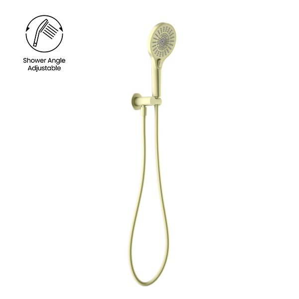 OPAL SHOWER ON BRACKET BRUSHED GOLD