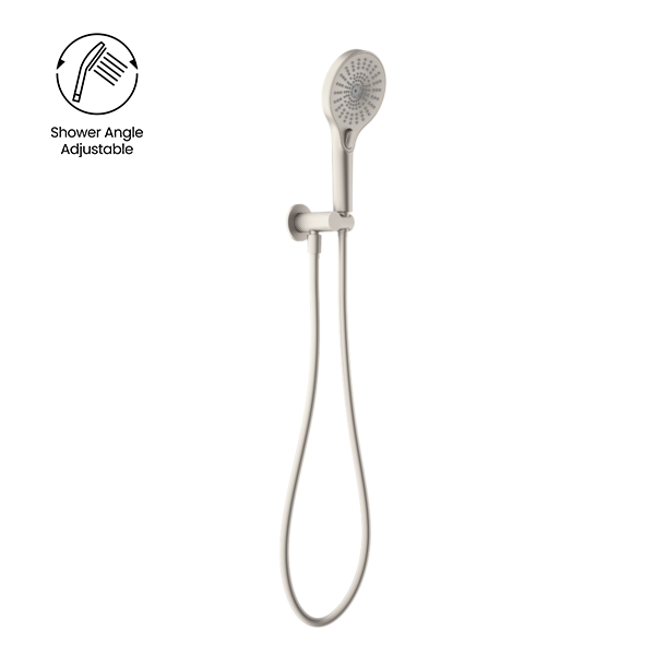 OPAL SHOWER ON BRACKET BRUSHED NICKEL