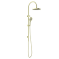 Nero Opal Twin Shower Brushed Gold