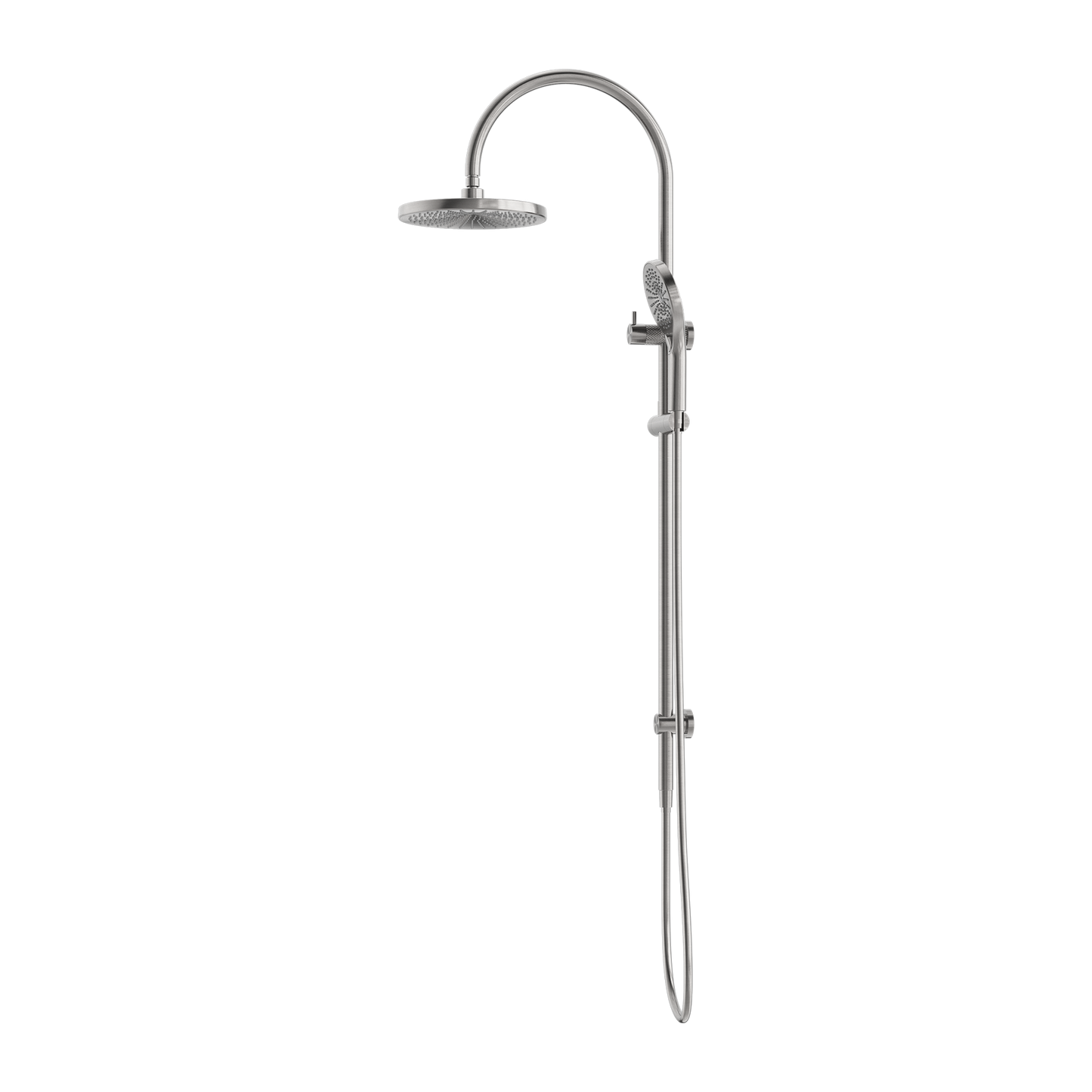 OPAL TWIN SHOWER BRUSHED NICKEL