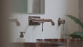 OPAL WALL BASIN/BATH MIXER 120/160/185/230/260MM BRUSHED BRONZE