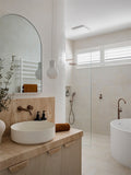 OPAL SHOWER MIXER WITH DIVERTOR SEPARATE PLATE BRUSHED BRONZE