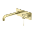 OPAL WALL BASIN/BATH MIXER 120/160/185/230/260MM BRUSHED GOLD