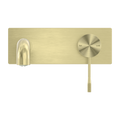 OPAL WALL BASIN/BATH MIXER 120/160/185/230/260MM BRUSHED GOLD