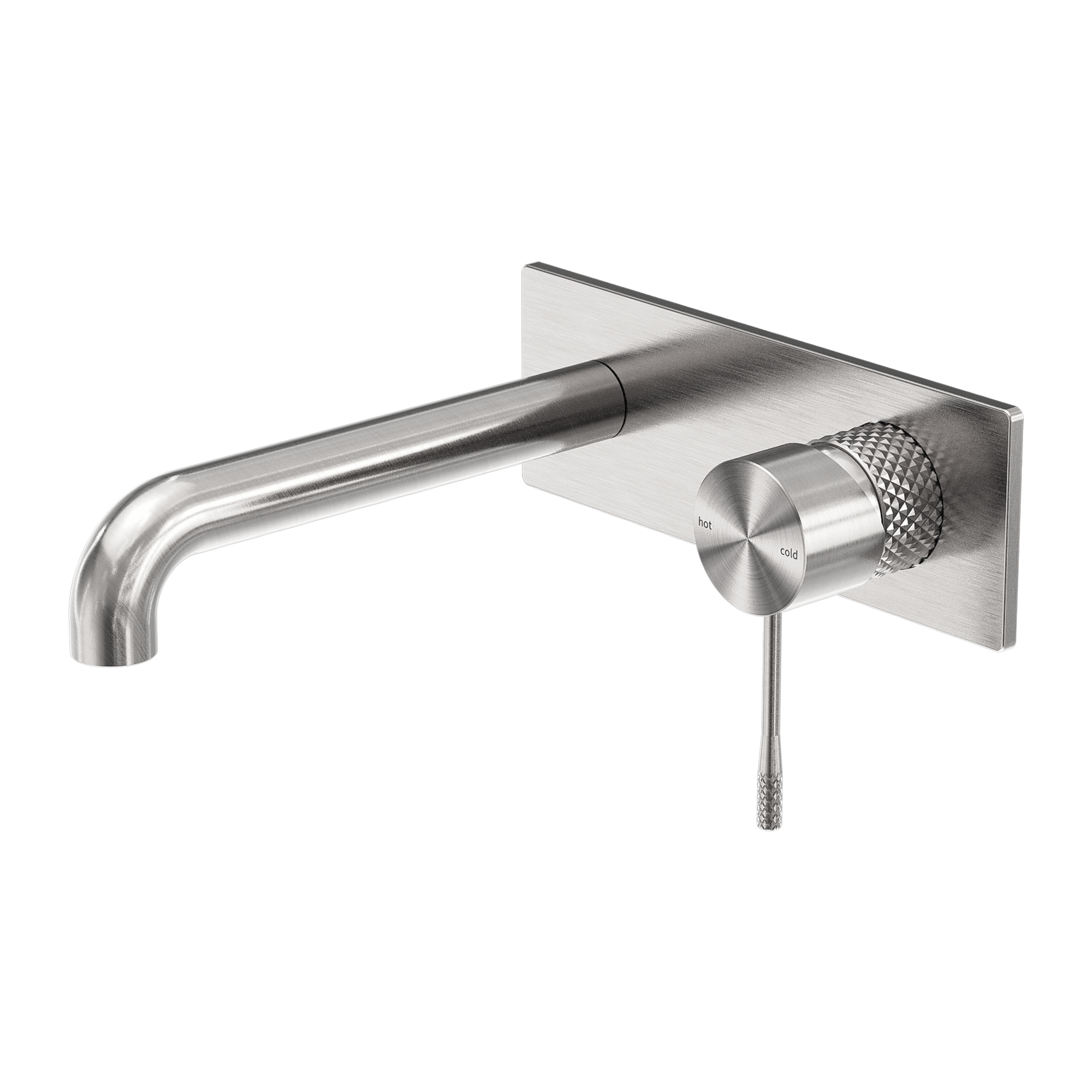 OPAL WALL BASIN/BATH MIXER 120/160/185/230/260MM BRUSHED NICKEL