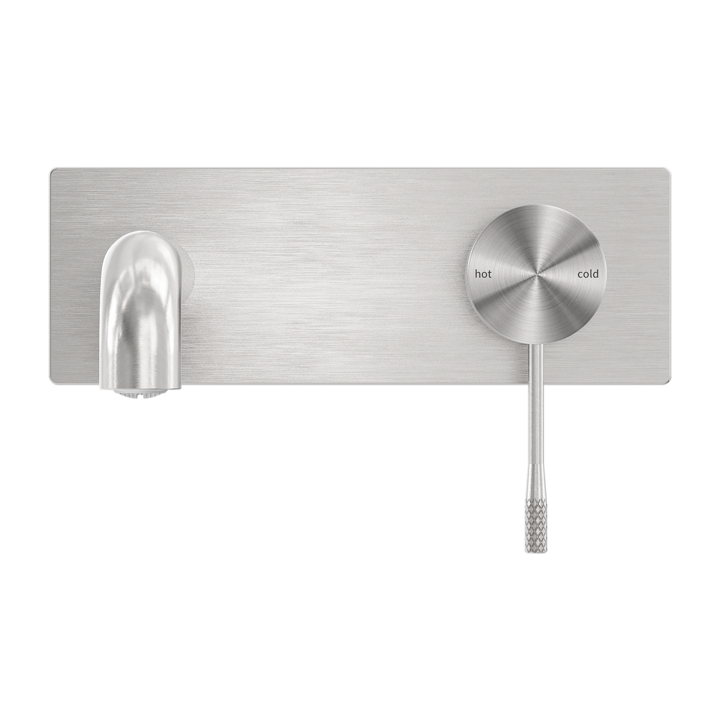 OPAL WALL BASIN/BATH MIXER 120/160/185/230/260MM BRUSHED NICKEL