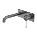 OPAL WALL BASIN/BATH MIXER 120/160/185/230/260MM GRAPHITE