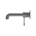 OPAL WALL BASIN/BATH MIXER 120/160/185/230/260MM GRAPHITE