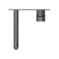 OPAL WALL BASIN/BATH MIXER 120/160/185/230/260MM GRAPHITE
