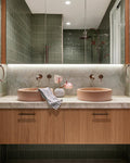 OPAL WALL BASIN/BATH MIXER SEPARATE BACK PLATE 120/160/185/230/260MM BRUSHED BRONZE