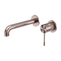 OPAL WALL BASIN/BATH MIXER SEPARATE BACK PLATE 120/160/185/230/260MM BRUSHED BRONZE