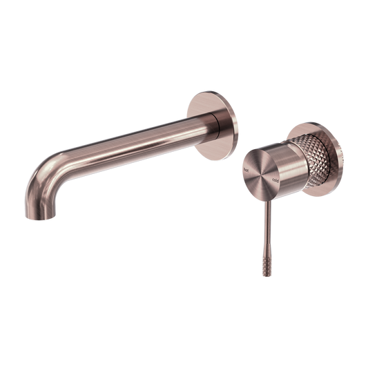OPAL WALL BASIN/BATH MIXER SEPARATE BACK PLATE 120/160/185/230/260MM BRUSHED BRONZE