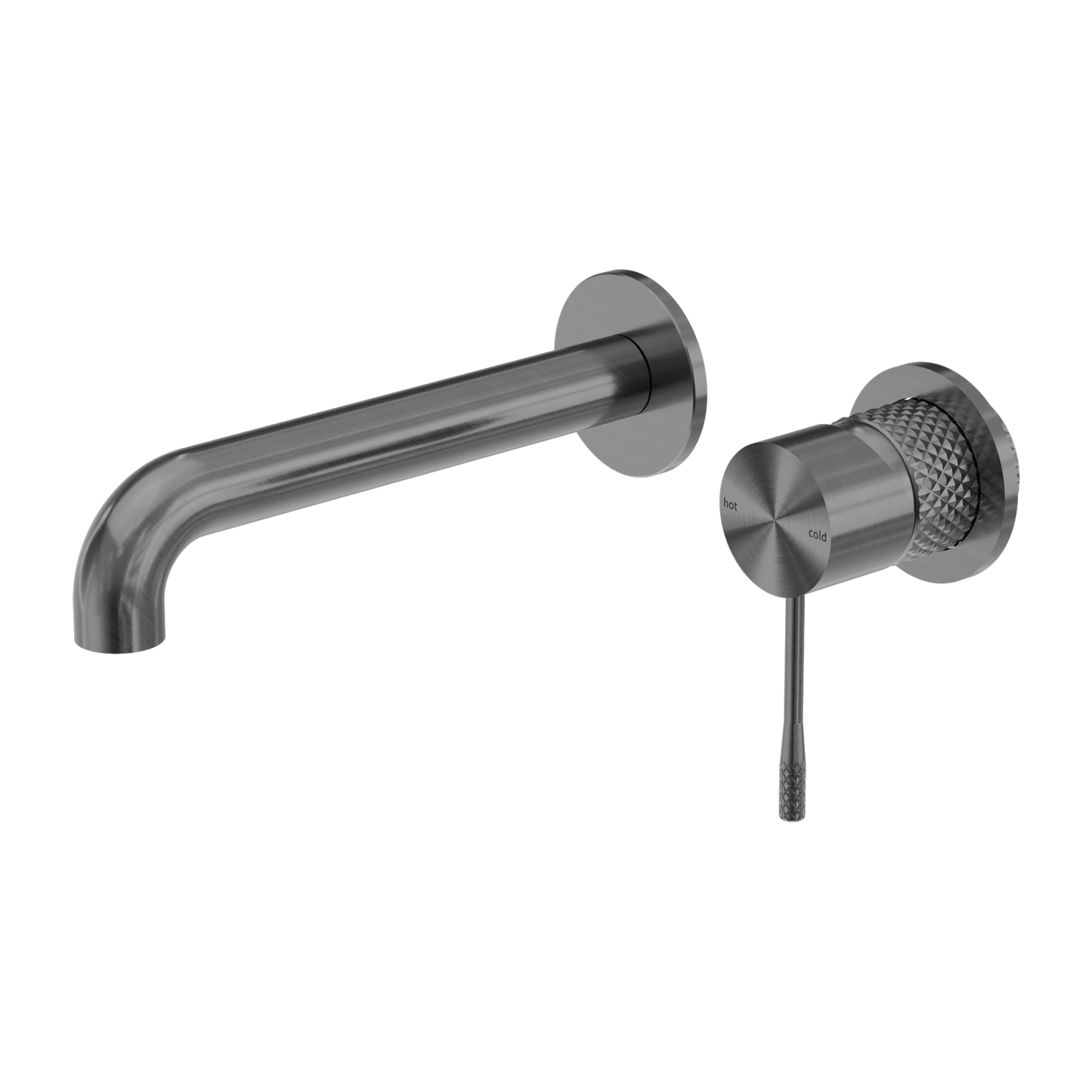 OPAL WALL BASIN/BATH MIXER SEPARATE BACK PLATE 120/160/185/230/260MM GRAPHITE