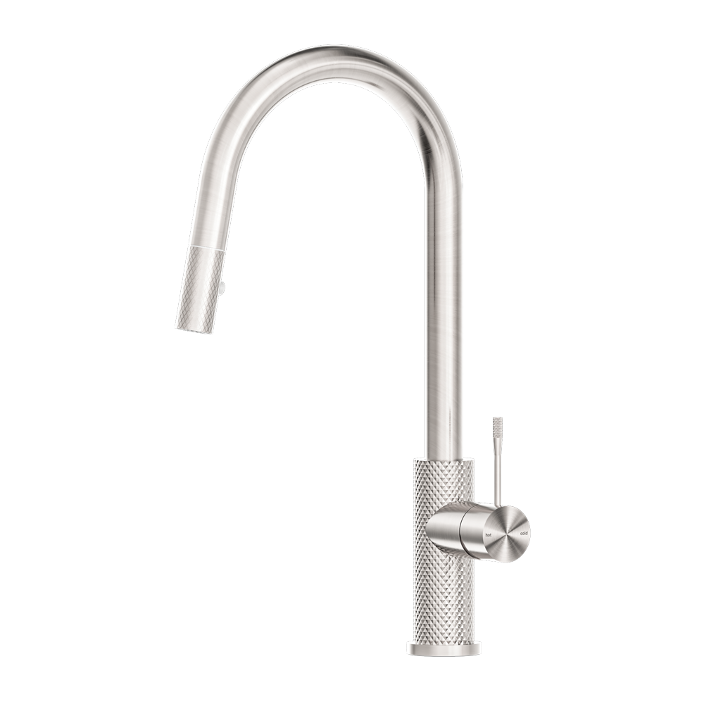 OPAL PULL OUT SINK MIXER WITH VEGIE SPRAY FUNCTION BRUSHED NICKEL