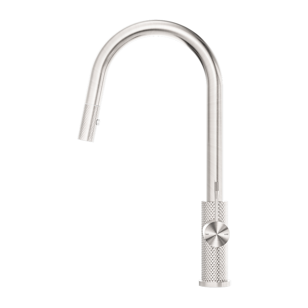 OPAL PULL OUT SINK MIXER WITH VEGIE SPRAY FUNCTION BRUSHED NICKEL