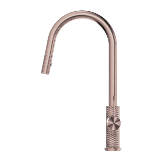 OPAL PULL OUT SINK MIXER WITH VEGIE SPRAY FUNCTION BRUSHED BRONZE
