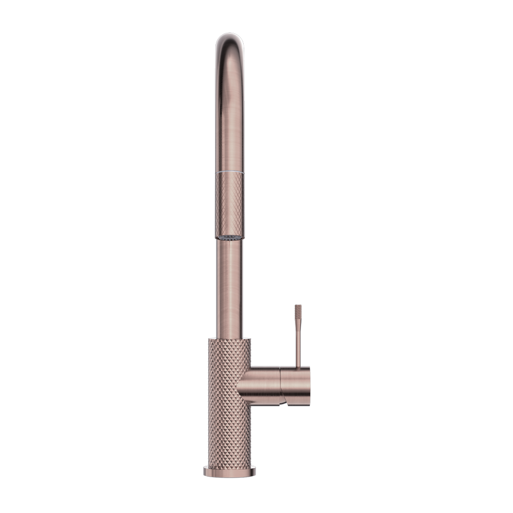 OPAL PULL OUT SINK MIXER WITH VEGIE SPRAY FUNCTION BRUSHED BRONZE