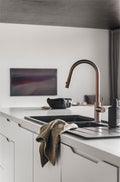 OPAL PULL OUT SINK MIXER WITH VEGIE SPRAY FUNCTION BRUSHED BRONZE