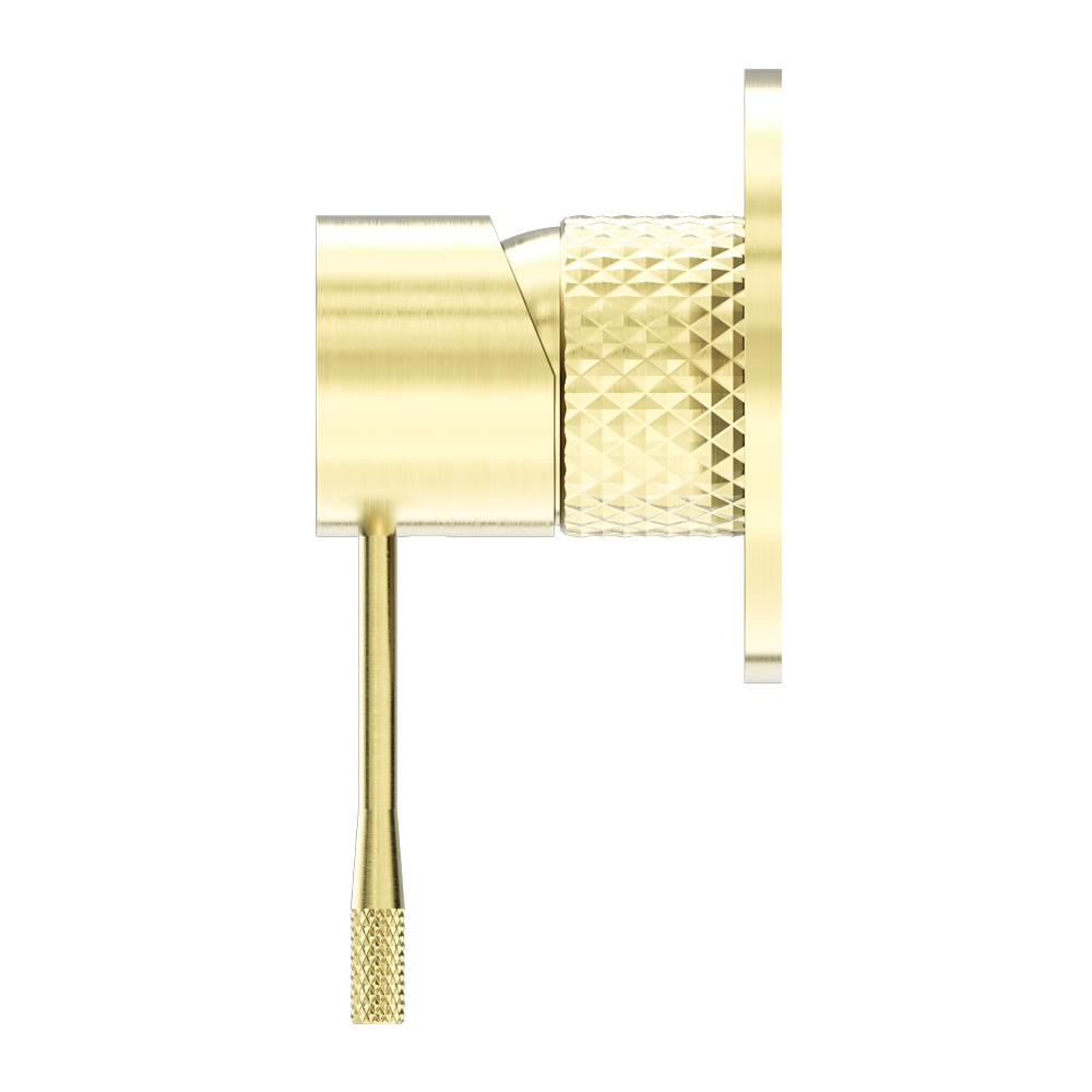 OPAL SHOWER MIXER 80MM PLATE BRUSHED GOLD