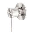 OPAL SHOWER MIXER 80MM PLATE BRUSHED NICKEL