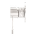 OPAL SHOWER MIXER 80MM PLATE BRUSHED NICKEL