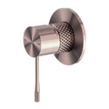 OPAL SHOWER MIXER 80MM PLATE BRUSHED BRONZE