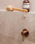 OPAL SHOWER MIXER 80MM PLATE BRUSHED BRONZE